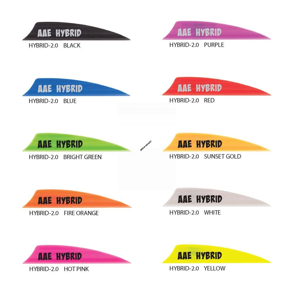 AAE Hybrid Shield Vanes - 1.85" 3 AAE Hybrid Shield Vanes - 1.85"